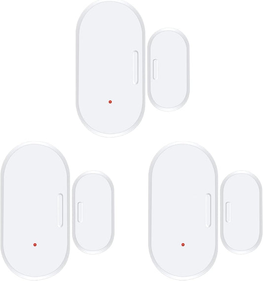 Haozee Door and Window Sensor, Requires Zigbee Hub | Zigbee Connection, Wireless Detector for Alarm Systems and Smart Homes, Compatible with Home Assistant Zigbee2mqtt