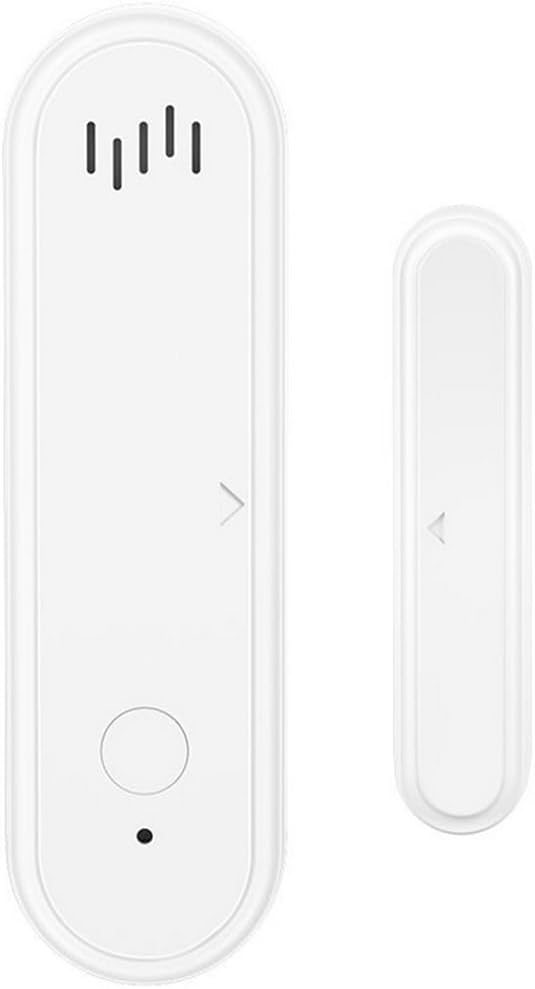 UHPPOTE 2.4GHz WiFi Smart Door Window Contact Sensor Detector with Alarm | Tuya App Notification, No Hub Required