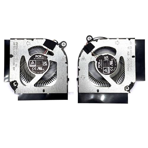 BestParts New Genuine CPU+GPU Fan Replacement for ACER Nitro 5 (AN515-46 AN515-47, AN515-58) Gaming Laptop 15.6'', P/N: FPDG DFSCK22D05883M, FPDH DFSCL12E16486M, 12V Fan