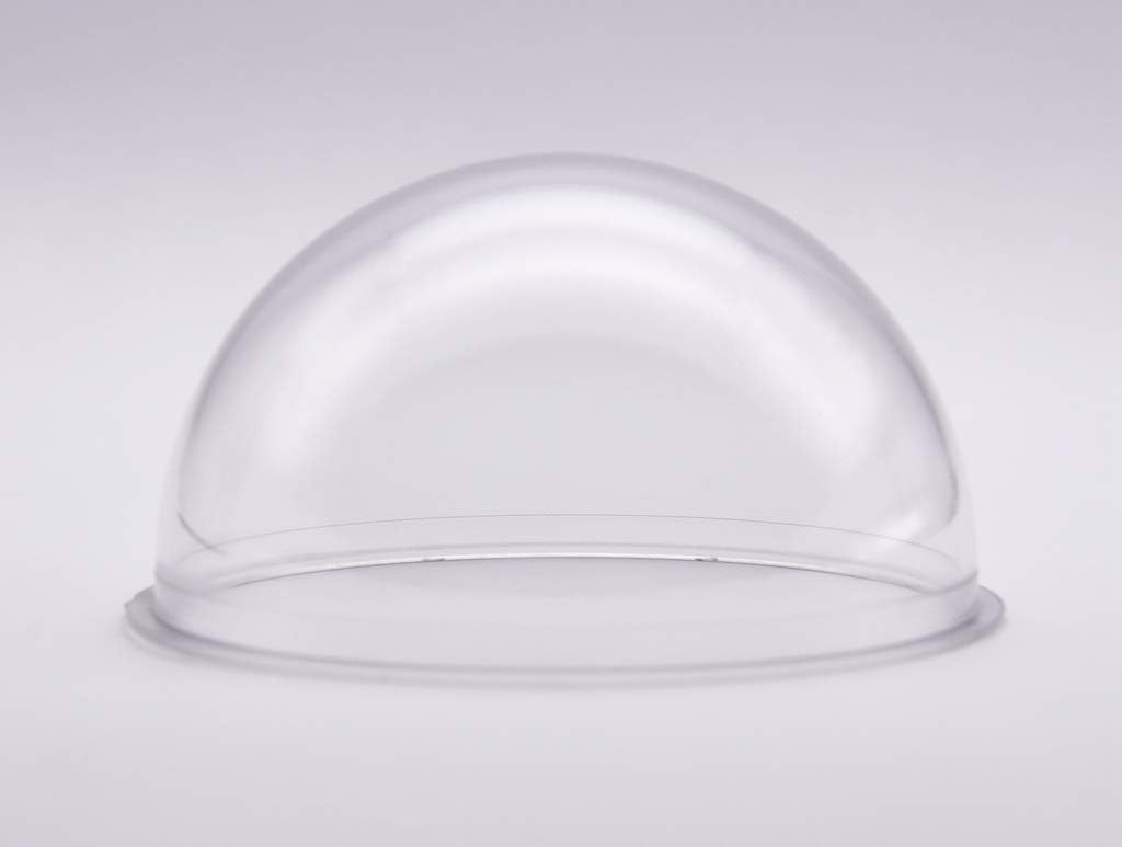 JMX Acrylic/PC CCTV Replacement Clear Camera Dome Cover Security Camera Housing Pet Dog Fence Window Skylight Window (4.4 Inches, Transparent)