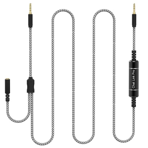 Chat Link Pro Audio Capture Cable Compatible with Elgato HD60, HD60S, HD60S+, HD60X, HD60Pro, 4K60 PRO Capture Card, Chat Adapter Cable for Nintendo Switch, Xbox One, Xbox Series X/S, PS5, PS4, 8.8ft