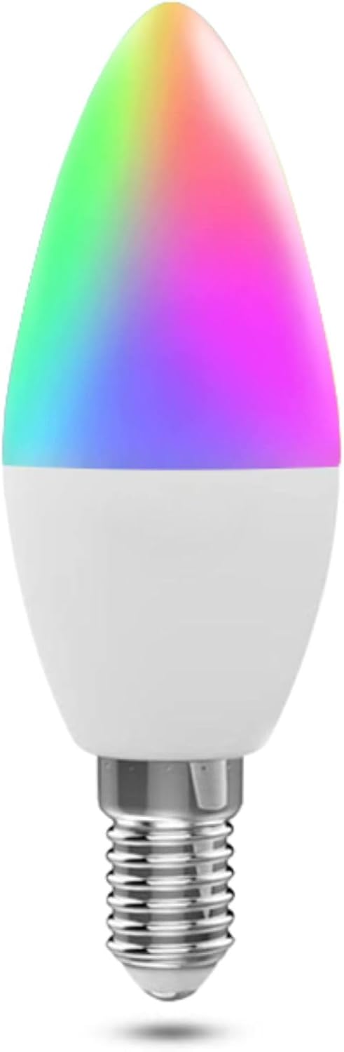 Candelabra Smart Light Bulbs 60W Equivalent, E12, 1Pack