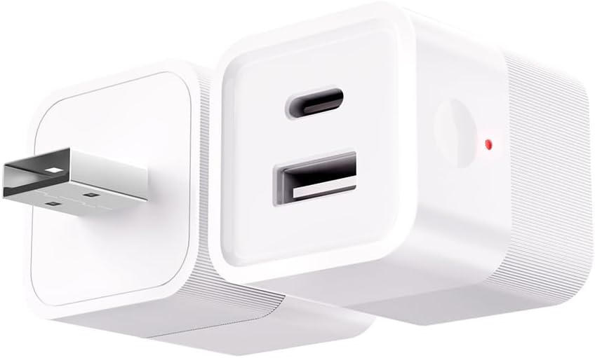 Tuya app Micro WIFI USB adaptor, Smart 5-12V DC outlet Switch,Remote Timer your USB device by Phone app,Compatible with Alexa Google Home