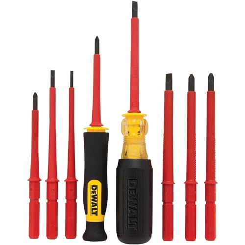DEWALT Screwdriver Set, Insulated Set, Vinyl Grip, 10-Piece (DWHT66417)