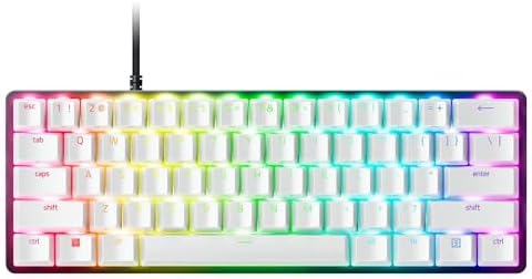 Razer Huntsman Mini Special Edition, 60% Optical Gaming Keyboard (Linear Red Switch) (Renewed)