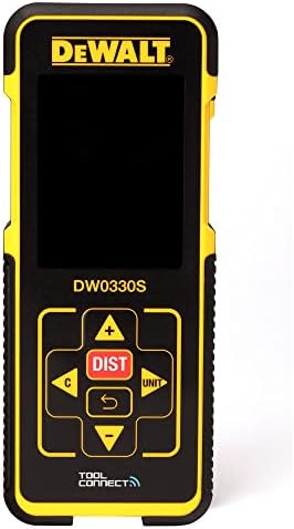 DEWALT Laser Measure Tool/Distance Meter, Bluetooth, 330-Foot (DW0330SN)