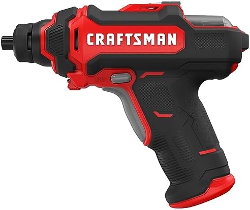 CRAFTSMAN 4V Cordless Screwdriver with Charger and Screwdriving Bits Included (CMHT6650C)