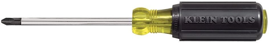 Klein Tools 80031 Screwdriver Set, Made in USA, 5-Piece Kit Includes 2 Slotted, 2 Phillips and 1 Square Tip Screwdriver, Cushion Grip Comfort