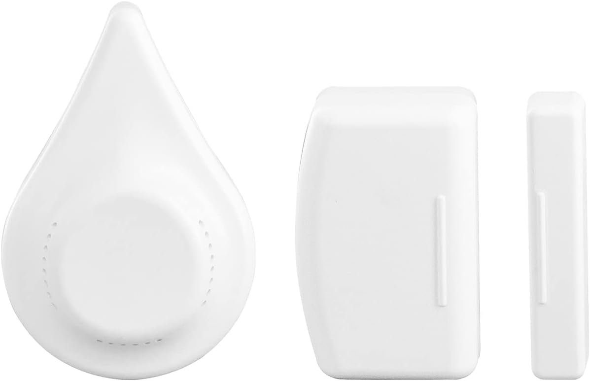 THIRDREALITY Zigbee Door Sensor and Water Leak Sensor, for Home Security and Smart Home Automation, Works with SmartThings, Aeotec, Hubitat or Echo Devices with Build-in Zigbee Hub,hub Required