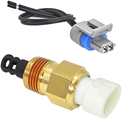 Air Temperature Sensor 25036751 with Connector Pigtail Harness - Air Temperature Sensor IAT/MAT/ACT Kit for GM 25036751 25037225 25037334