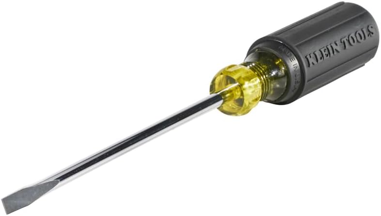 Klein Tools 605-6B Wire Bending Cabinet Tip Screwdriver 6-Inch, Made in USA