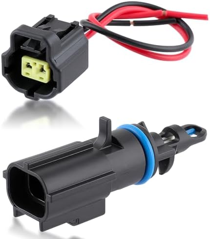 AUTOKAY 56028364AA Air Charge Temperature Sensor Fit for Jeep Wrangler Liberty Grand Cherokee Commander for Dodge Ram 1500 Journey Dakota Avenger For Chrysler Sebring 300 200 2001-2020 W/Wire Harness
