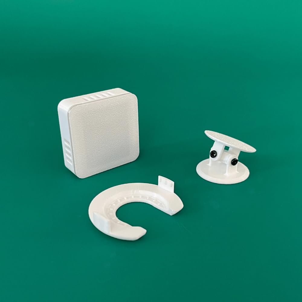 Akamatis Human Presence & Light Sensor Litos v3, mmWave Smart Motion Sensor, 2.4 GHz Wi-Fi, Adjustable Sensitivity, Requires Home Assistant (White, 1 Pack)