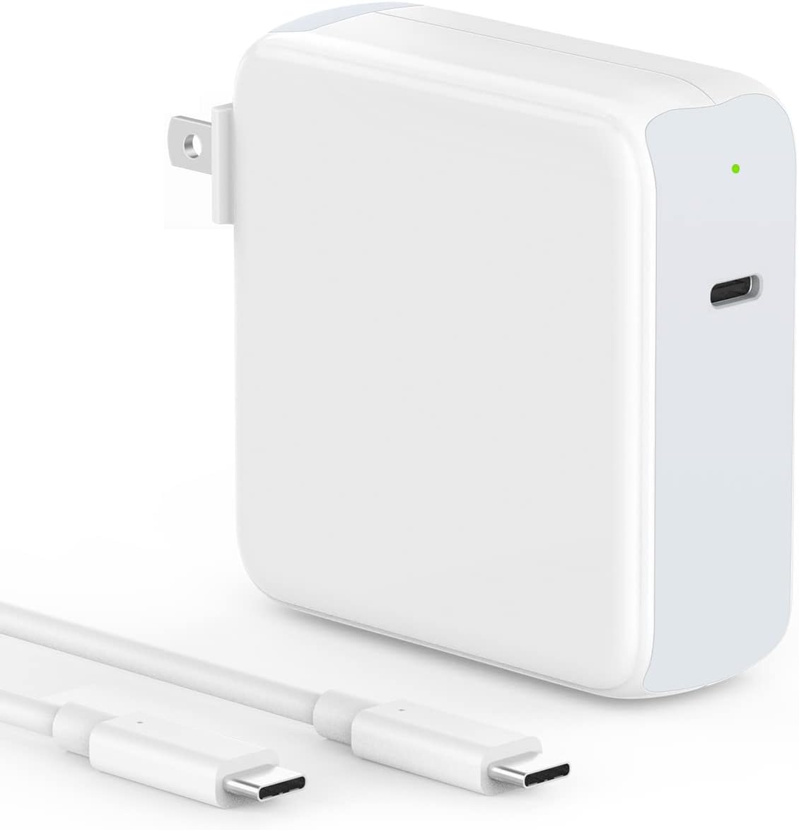 10ft Charger for MacBook Pro/Air 16, 15, 14, 13 inch 2025, 2024, 2023, 2022, 2021, 2020, M1 M2 M3 M4, 96W USB C Power Adapter, LED, 100W USB-C Cable Charging as Fast as Original Quality