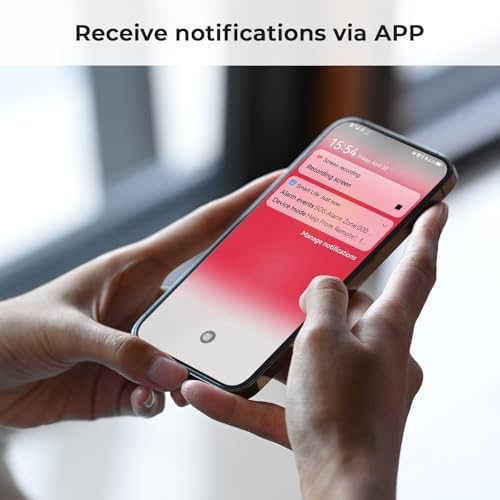 WiFi Door Window Sensor,Smart Door Open/Closed Detector with App Alert,Wireless Entry Detector Sensor Alarm for Home Security Long Battery Life