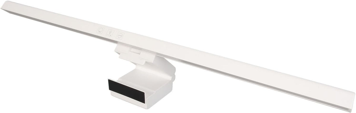 Monitor Light Bar Desk Light Bar 3 Switchable Light Modes Stepless Dimmable Touch Control Computer Screen Light Bar for Office Home White (White)