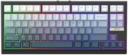 EPOMAKER G84 HE Wireless Hall Effect Keyboard, 8K Polling & 8000mAh, SOCD & DKS, Gaming Keyboard with Fast Trigger & Adjustable Actuation, RGB Backlit, PBT Keycap, Hot-Swap, for Win/Mac (Black)