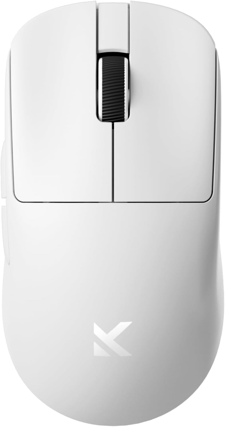 MCHOSE L7 Pro Wireless Gaming Mouse, PAW3395 26K Sensor, Wireless/Wired Dual 8K Polling, 39g Ultra-Light Weight, 2.4GHz RF/BT/Wired Tri-Mode Connection (Pro-PAW3395 26K Sensor, Black)
