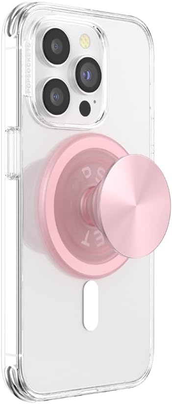 PopSockets Phone Grip for MagSafe, Magnetic Holder, Phone Stand, Light Pink - Dusty Rose