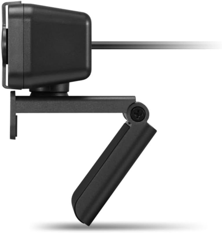 Lenovo Essential FHD Webcam Gen 2, Full HD, 1080p, Dual Microphones, 85 Degree FOV, 30 fps, USB-A Connection, Bulit-in Manual Privacy Shutter, Black