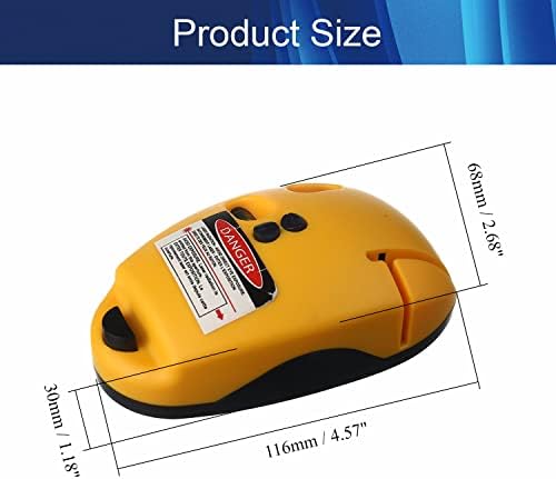 Level & Tool Laser Line Level 90° Multi Surface Laser Measuring | Horizontal & Vertical(Mouse), Laser Level has a Wall-Mounted Fixture, Which is Convenient for Repairing in Various Homes