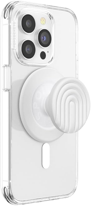 PopSockets Phone Grip for MagSafe, Magnetic Holder, Phone Stand, Boho - Coconute Creme