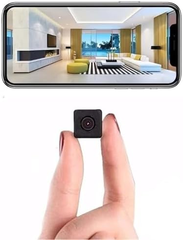 Mini Wireless Security Camera, 4K HD Small Magnetic Home WiFi Camera Nanny Cam with Motion Detection, Cloud & SD Storage, Night Vision, Tiny Cameras for Home Pet Baby Office Indoor Outdoor