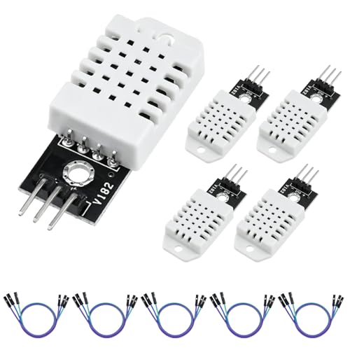 5Pcs DHT22 Digital Temperature Humidity Sensor Module with Cable
