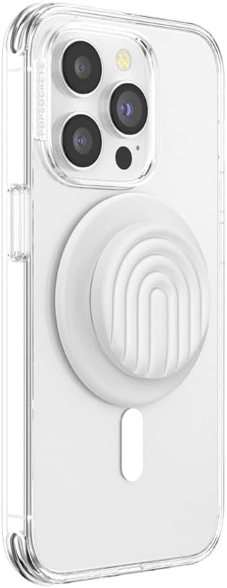 PopSockets Phone Grip for MagSafe, Magnetic Holder, Phone Stand, Boho - Coconute Creme