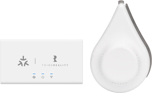 THIRDREALITY Zigbee Water Leak Sensor with Smart Bridge MZ1, Dripping Detection, Compatible with Google Home, Apple Home, SmartThings, Home Assistant etc.
