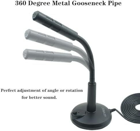 LANDIBO USB Microphone, Plug and Play Desktop Laptop gooseneck Microphone, Suitable for Games, conferences, Streaming, and Tutorials K050 Recording, podcasting, Gaming, and Online Chat