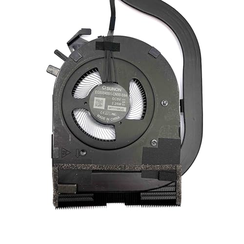 New Genuine CPU Cooling Fan with Heatsink Replacement for ThinkPad T14s Gen 2 (Type 20WM, 20WN) Laptop, P/N: 5H41B77174 5H41B77175 5H41B77176