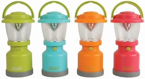 Coleman Kids Adventure Mini LED Lantern, Handheld Children's Lantern with Lifetime LED Bulbs, 16 Hrs Run Time, Water-Resistant Design (Colors May Vary)
