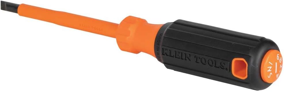 Klein Tools 85073INS Insulated Screwdriver Set, Made in USA, features 1000V Phillips, Slotted and Square Tips, Cushion Grip Handles, 3-Piece