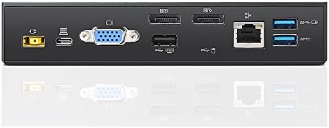 Lenovo ThinkPad USB-C UltraDock With 90W 2 Prong AC Adapter (40A90090US, USA Retail Packaged)