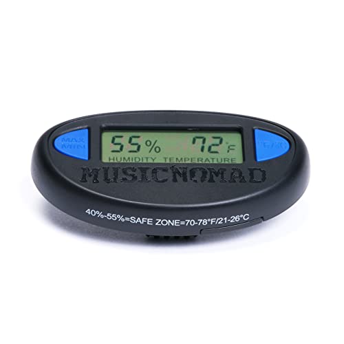 MusicNomad Hone Guitar Hygrometer Monitor Humidity & Temperature (MN312)
