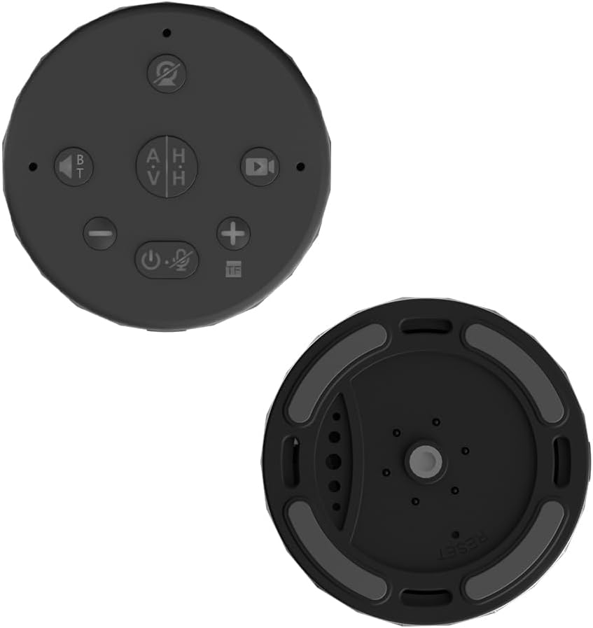 PANOCORE360 All-in-One Meeting Camera - 360° Conference Cam for PC Mac, Speaker & Mic Array, Auto Speaker Focus, 1080P Output, AI Voice Isolation, Local Recording,Compatible with Webex/Zoom/Teams/Meet