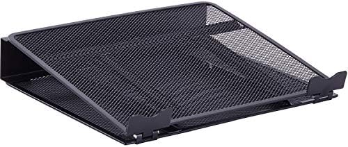 Lorell, LLR80620, Mesh Laptop Stand, 1 Each, Black
