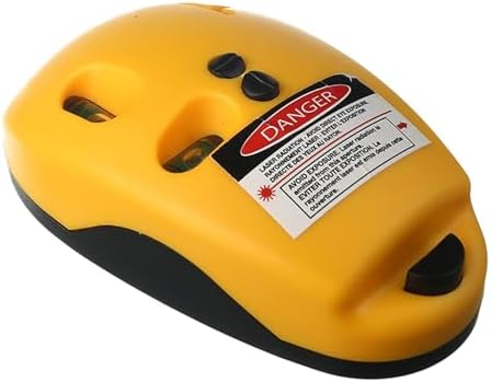 Level & Tool Laser Line Level 90° Multi Surface Laser Measuring | Horizontal & Vertical(Mouse), Laser Level has a Wall-Mounted Fixture, Which is Convenient for Repairing in Various Homes