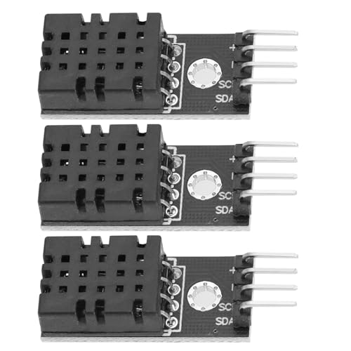 3pcs DHT20 Sensor DHT20 Digital Temperature Sensor Humidity Sensor I2C Interface Sensor for Heating Ventilation Air Conditioning Systems Dehumidifiers Testing Measurement Equipment