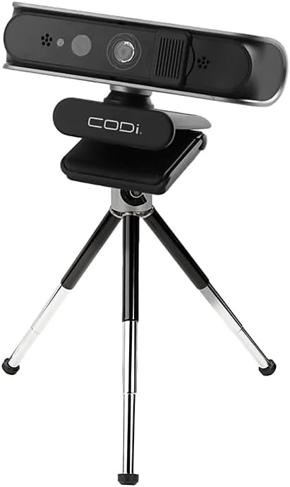CODi Allocco HD 1080P IR Webcam with Windows Hello Facial Recognition, 30FPS USB-A Camera with Built-in Microphone, Auto Low-Light Correction for Video Conferencing &amp; Streaming