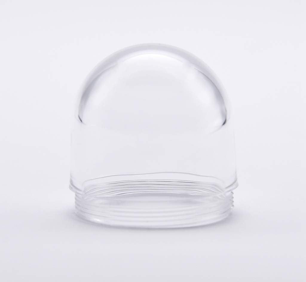 JMX Acrylic/PC CCTV Replacement Clear Camera Dome Cover Security Camera Housing Skylight Window (1.5 Inches, Transparent)