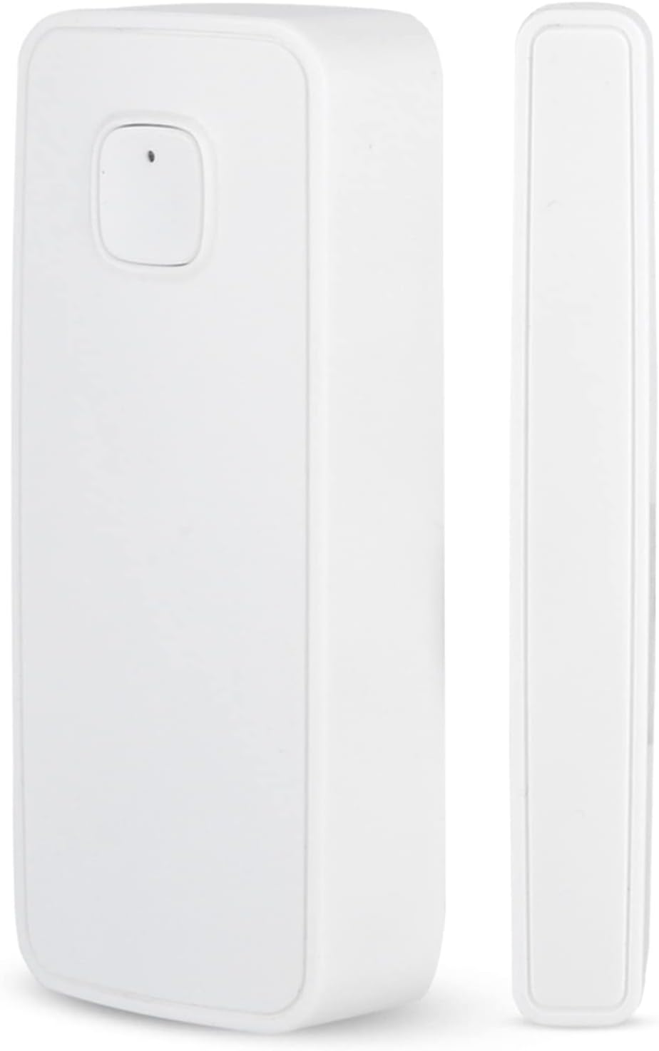 WiFi Door Window Sensor, Smart Wireless Entry Alert with App Push Notifications 45m Range 2 AAA Battery No Hub Required for Home Apartment White 1 Pack