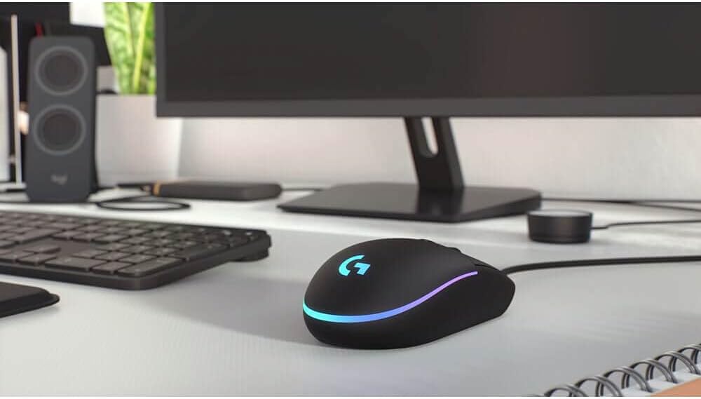 Logitech G203 Wired Gaming Mouse - Black | LIGHTSYNC RGB, On-Board Memory, 6 Programmable Buttons, Compabile with PC/Mac