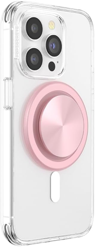PopSockets Phone Grip for MagSafe, Magnetic Holder, Phone Stand, Light Pink - Dusty Rose