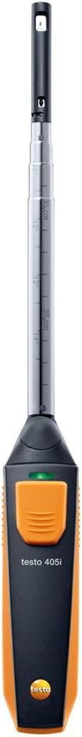 testo 405i Anemometer Handheld for Air Celocity, In-Duct Airflow and Temperature – CFM Meter with Extendable up to 15" Telescopic Shaft - Wind Meter with Bluetooth and App Operation