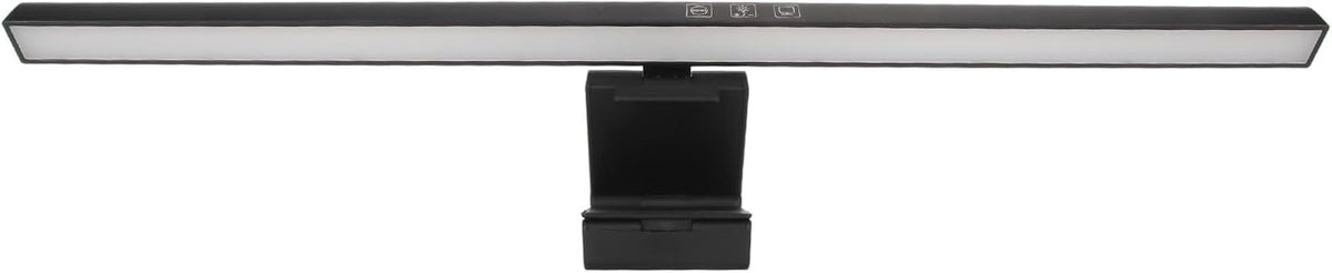 Computer Monitor Light Bar, Touch Control Adjustable E Reading USB Powered Lamp, No Glare Eye Caring LED Screen Monitor Light Bar, for 0.6 Inches to 1.6 Inches Laptops (Black)