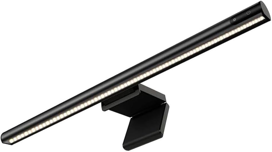 Monitor Light Bar, Touch E-Reading Monitor Light Lamp, No Screen Glare Stepless Dimming USB LED Hanging Light for Work and Office