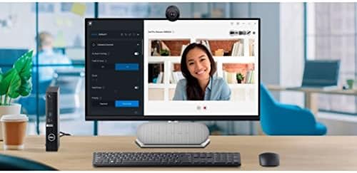 Dell 4K UHD Webcam WB7022, Sony Sensor, Teams Certified | Advanced AI auto framing