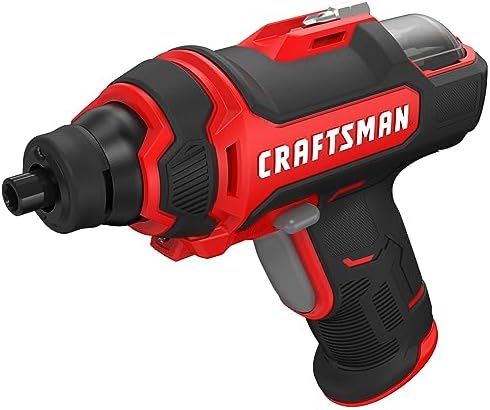 CRAFTSMAN 4V Cordless Screwdriver with Charger and Screwdriving Bits Included (CMHT6650C)